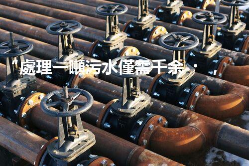 “處理一噸污水僅需千余，環(huán)保投資，價值無限！”